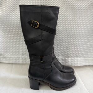 SAUTE-MOUTON leather high boots size 37 - US 7